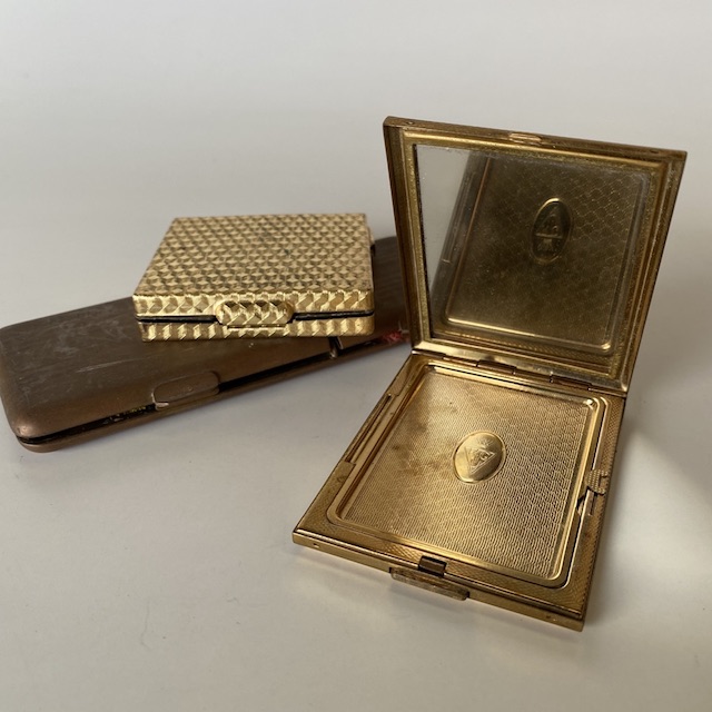 MAKEUP, Compact - Vintage Square or Rectangular